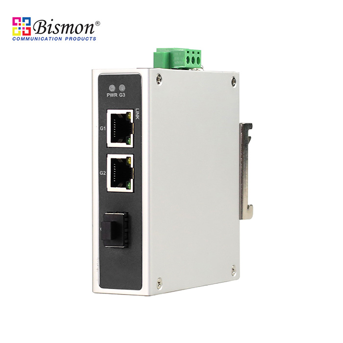 2*10/100/1000Base-T RJ45 ports+1*1000Base-X uplink SFP fiber Industrial Switch